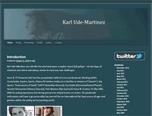 Tablet Screenshot of karludemartinez.com